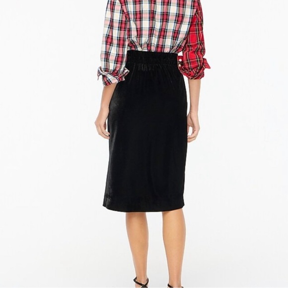 Jupe J.Crew Femme Taille 4 – Coton Gris – Zip Sur Le Côté – Très Bon état
